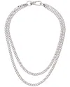 Juvell 18k Plated Cz Link Necklace In Metallic
