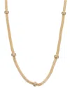 Juvell 18k Plated Diamond Cz Mesh Necklace