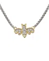 Juvell 18k Plated Cz Necklace