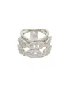 Juvell 18k Plated Cz Ring