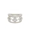 Juvell 18k Plated Cz Ring