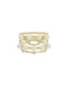 Juvell 18k Plated Cz Ring