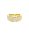 Juvell 18k Plated Cz Ring