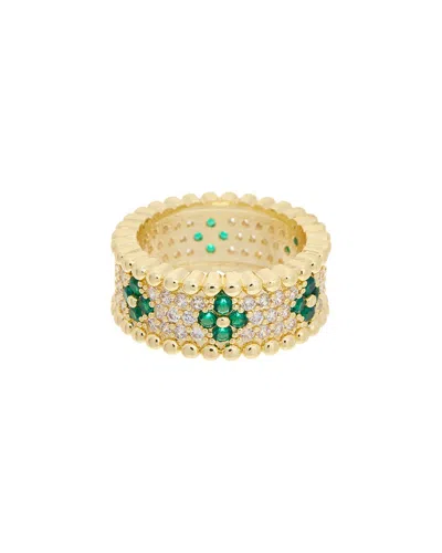 Juvell 18k Plated Cz Ring In Gold