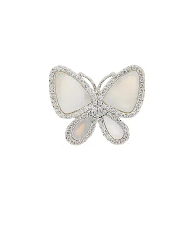 Juvell 18k Plated Cz Ring In Metallic