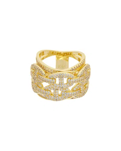 Juvell 18k Plated Cz Ring