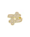 Juvell 18k Plated Cz Ring