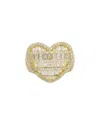 Juvell 18k Plated Cz Ring