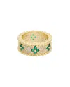 Juvell 18k Plated Cz Ring