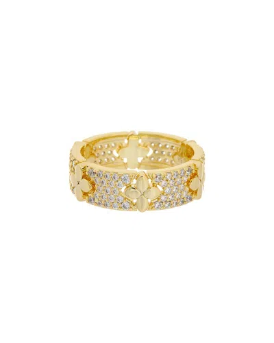 Juvell 18k Plated Cz Ring In Gold