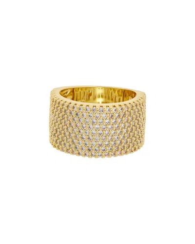 Juvell 18k Plated Cz Ring In Gold