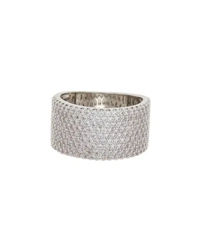 Juvell 18k Plated Cz Ring In Metallic