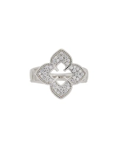 Juvell 18k Plated Cz Ring In Metallic