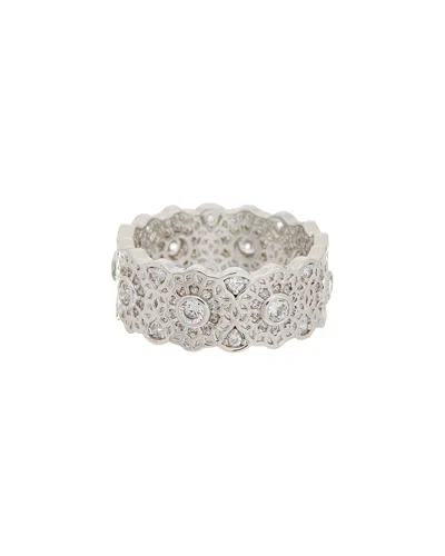 Juvell 18k Plated Cz Ring In Silver