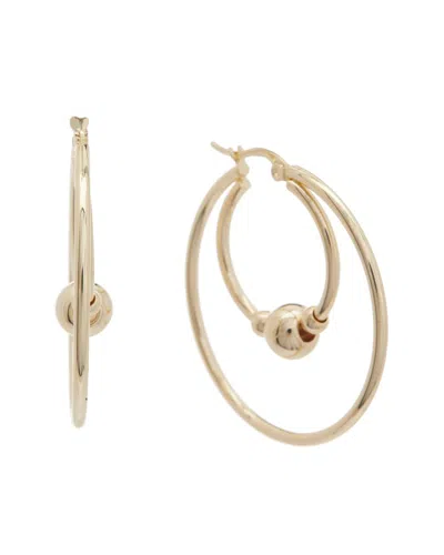 Juvell 18k Plated Double Row Hoops In Gold