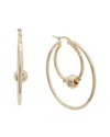 Juvell 18k Plated Double Row Hoops