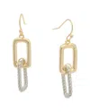 Juvell 18k Plated Drop Link Earrings
