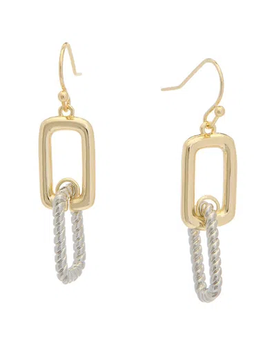 Juvell 18k Plated Drop Link Earrings