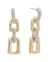 Juvell 18k Plated Drop Link Earrings