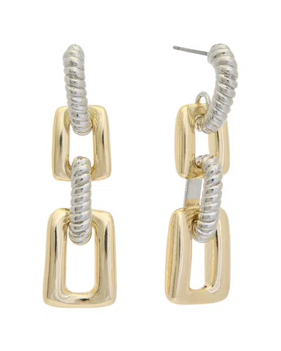 Juvell 18k Plated Drop Link Earrings