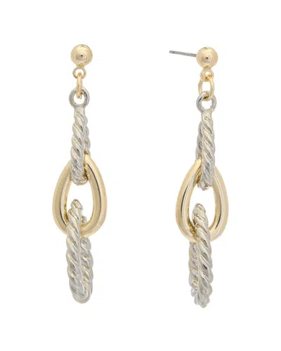 Juvell 18k Plated Drop Link Earrings