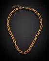 Juvell 18k Plated Enamel Link Necklace