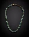 Juvell 18k Plated Enamel Link Necklace