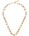 Juvell 18k Plated Enamel Link Necklace