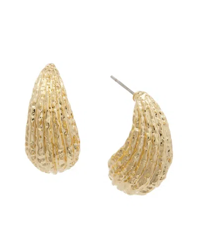 Juvell 18k Plated Fancy Clip Earrings In Gold