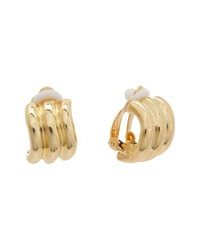 Juvell 18k Plated Fancy Clip Earrings In Gold