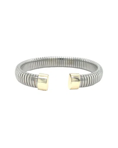 Juvell 18k Plated Goose Bangle Bracelet In Metallic