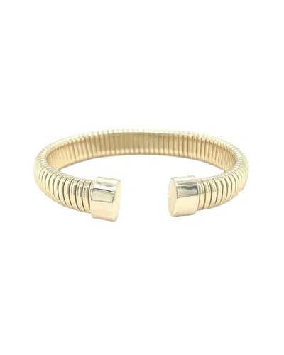 Juvell 18k Plated Goose Bangle Bracelet In Gold