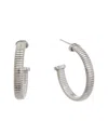Juvell 18k Plated Goose Hoops