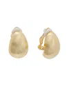 Juvell 18k Plated High Polish Clip Earrings