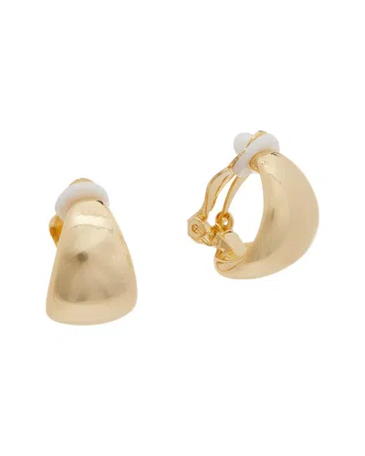 Juvell 18k Plated High Polish Clip Earrings In Gold