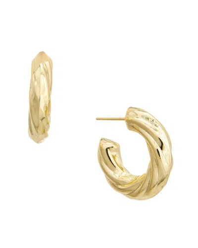 Juvell 18k Plated Hoop Earrings In Gold