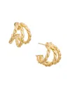 Juvell 18k Plated Hoop Earrings In Gold
