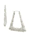 Juvell 18k Plated Hoop Earrings In Silver