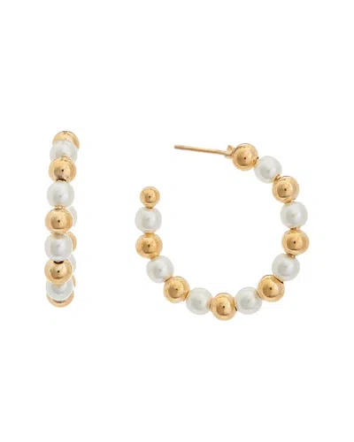 Juvell 18k Plated Hoops In Gold