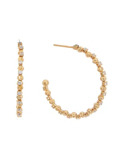 Juvell 18k Plated Hoops In Gold