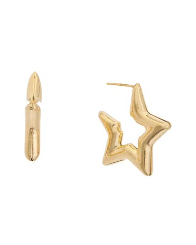 Juvell 18k Plated Hoops In Gold