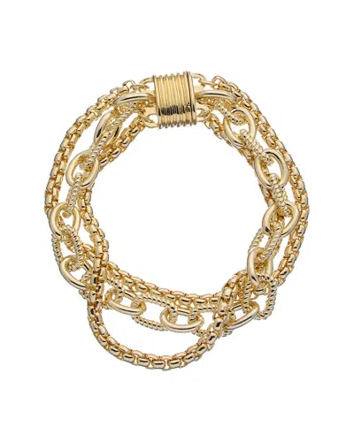 Juvell 18k Plated Link Bracelet In Gold