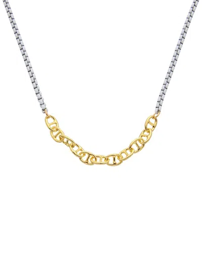 Juvell 18k Plated Link Necklace