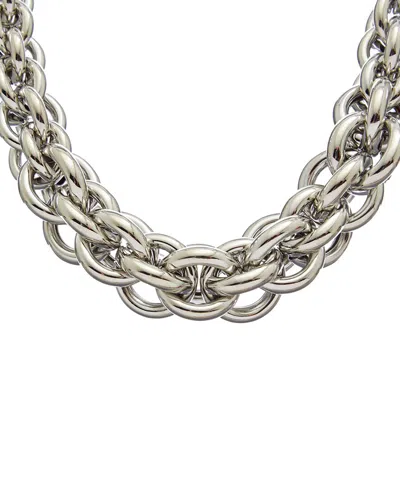 Juvell 18k Plated Link Necklace In Gray