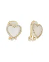 Juvell 18k Plated Pearl Cz Earrings