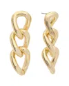 Juvell 18k Plated Pearl Drop Link Earrings