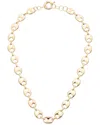 Juvell 18k Plated Puffed Mariner Necklace