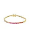 Juvell Rainbow Cubic Zirconia Tennis Bracelet