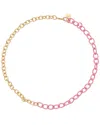 Juvell 18k Plated Silk Link Necklace