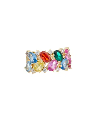 Juvell Rainbow Cubic Zirconia Band Ring In Multi